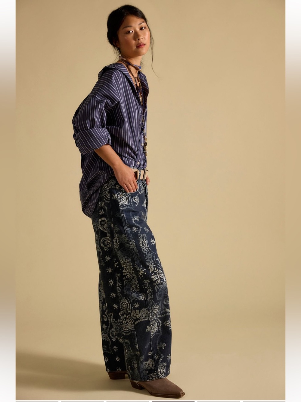 Free People We The Free Good Luck Barrel Jeans - Picture 8 of 16